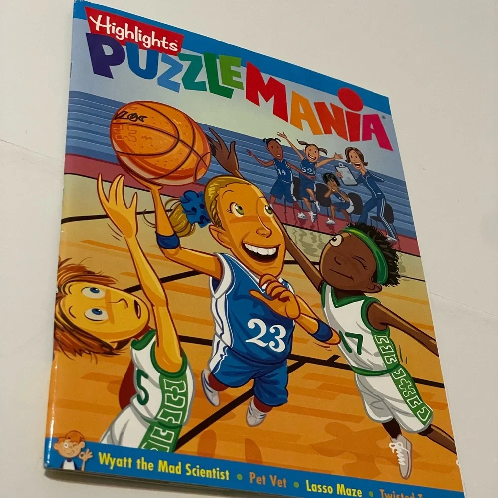 Highlights Puzzlemania Magazines/ Books, Easter Puzzles Basketball Shot NEW